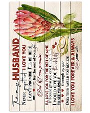 TO MY HUSBAND - KING PROTEA - I LOVE YOU 16x24 Poster front
