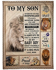 Whenever You Feel Overwhelmed Remember Whose Son Fleece Blanket tile