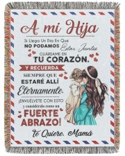A mi Hija 3 60x80 - Woven Blanket tile