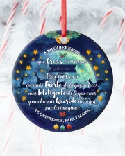 Ornamento Navidad Circle ornament - single (porcelain) custom-circle-ornament-single-porcelain-lifestyle-14