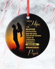 PARA MI HIJA Circle ornament - single (porcelain) custom-circle-ornament-single-porcelain-lifestyle-14