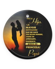 PARA MI HIJA Circle ornament - single (porcelain) front