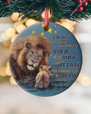 A SALVO A MI HIJO Circle ornament - single (porcelain) custom-circle-ornament-single-porcelain-lifestyle-12