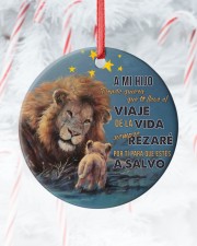 A SALVO A MI HIJO Circle ornament - single (porcelain) custom-circle-ornament-single-porcelain-lifestyle-14