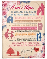 A MI HIJA 9 Large Fleece Blanket - 60" x 80" front