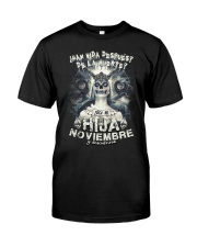 Toca mi hija de noviembre Premium Fit Mens Tee front