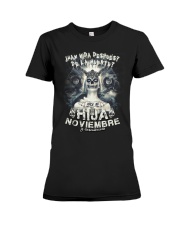 Toca mi hija de noviembre Premium Fit Ladies Tee tile