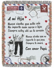A mi Hija 6 60x80 - Woven Blanket tile