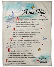 A MI HIJO Large Fleece Blanket - 60" x 80" front