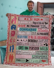 A MI HIJA 2 Sherpa Fleece Blanket - 50" x 60" aos-sherpa-fleece-blanket-50x60-lifestyle-front-05