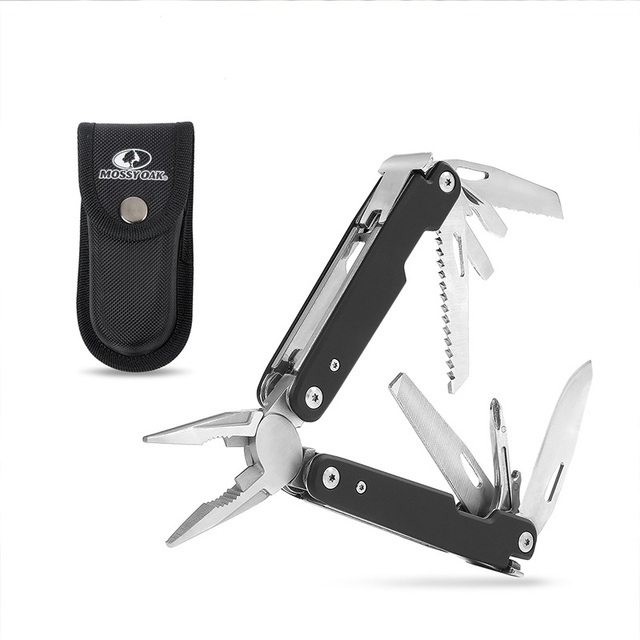 MOSSY OAK 21 in 1 Multi Plier Wire Stripper Folding Plier Outdoor Camping Multitool Pocket Mini Portable Folding Pliers template