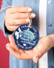 Ornamento Navidad Circle ornament - single (porcelain) aos-circle-ornament-single-porcelain-lifestyles-01