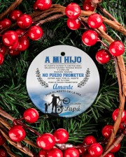 A MI HIJO SÉ FUERTE Circle ornament - single (porcelain) aos-circle-ornament-single-porcelain-lifestyles-06