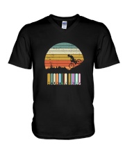 Vintage Mountain Biking Tshirt Gift For Men Boys V-Neck T-Shirt thumbnail