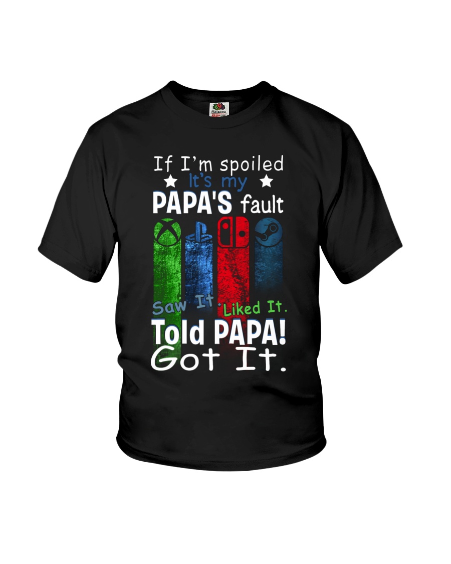 H- Grandpa Best Graphic T shirt printing for Kids Youth T-Shirt