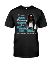 FEBRUARY GIRL Classic T-Shirt thumbnail