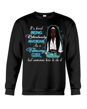FEBRUARY GIRL Crewneck Sweatshirt thumbnail