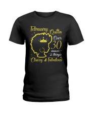 A QUEEN FEBRUARY Ladies T-Shirt thumbnail