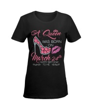MARCH QUEEN 24th Ladies T-Shirt women-premium-crewneck-shirt-front