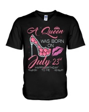 JULY 23rd V-Neck T-Shirt thumbnail