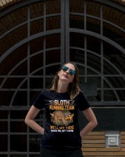 SLOTH RUNNING Ladies T-Shirt lifestyle-women-crewneck-front-1