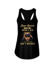 June Queen Who I am Ladies Flowy Tank thumbnail