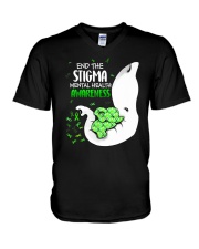 Mental health professional 111 V-Neck T-Shirt tile
