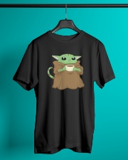 Baby Yoda Cat Classic T-Shirt lifestyle-mens-crewneck-front-3