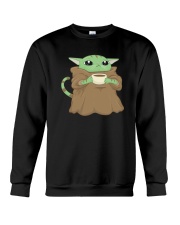 Baby Yoda Cat Crewneck Sweatshirt thumbnail