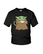 Baby Yoda Cat Youth T-Shirt thumbnail