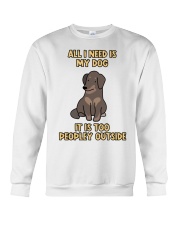 All I need is My Dog Crewneck Sweatshirt thumbnail