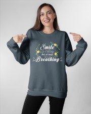TShopx Meaning Quotes Unisex Crewneck Sweatshirt apparel-crewneck-sweatshirt-lifestyle-front-11