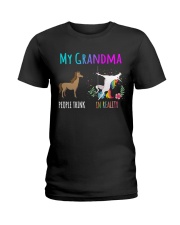 Granddaughter and Grandson Ladies T-Shirt thumbnail