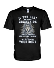 Love my grandkids V-Neck T-Shirt thumbnail