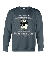 TShopx Cute Pet Unisex Crewneck Sweatshirt front