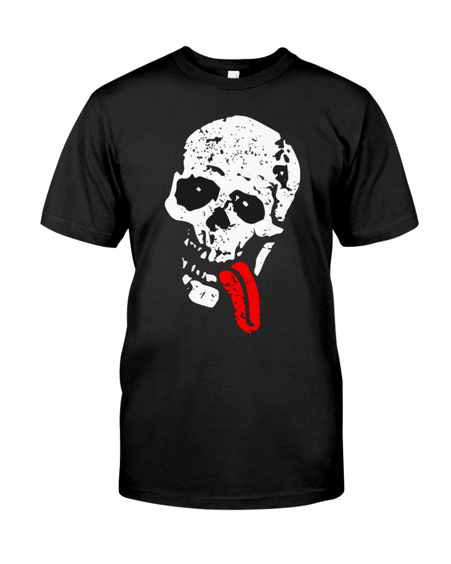 Skeleton with Red Tongue Classic T-Shirt