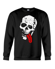 Skeleton with Red Tongue Crewneck Sweatshirt thumbnail