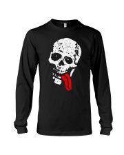 Skeleton with Red Tongue Long Sleeve Tee thumbnail