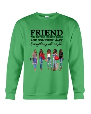 Friend Quote Crewneck Sweatshirt thumbnail