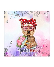 Yorkie Mom Square Coaster thumbnail