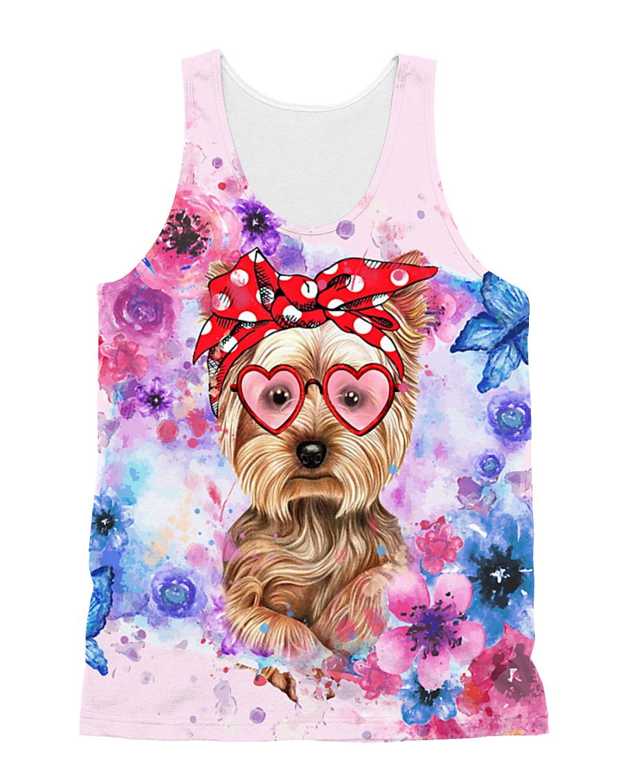 Yorkie Lover All-over Unisex Tank