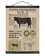Cattle knowledge Art Canvas 12x16 Black Hanging Canvas thumbnail