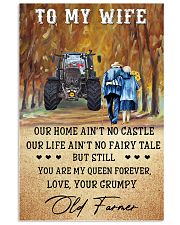 To my wife - your grumpy old farmer - Poster 24x36 Poster front