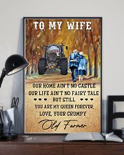 To my wife - your grumpy old farmer - Poster 24x36 Poster lifestyle-poster-2