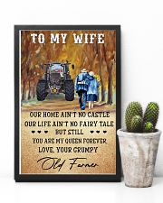 To my wife - your grumpy old farmer - Poster 24x36 Poster lifestyle-poster-8