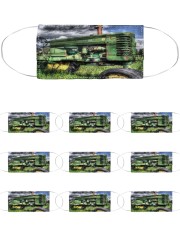 Tractor print sk00005 Cloth Face Mask - 10 Pack front