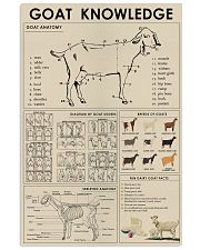 Goat Knowledge print canvas and poster 11x17 Poster thumbnail