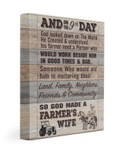 So God Made a Farmers Wife - poster 11x14 Gallery Wrapped Canvas Prints thumbnail