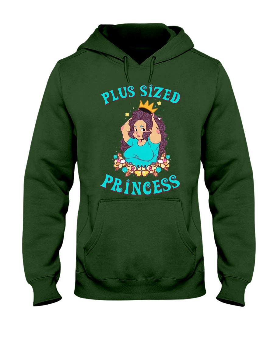 Plus sized princess Hooded Sweatshirt