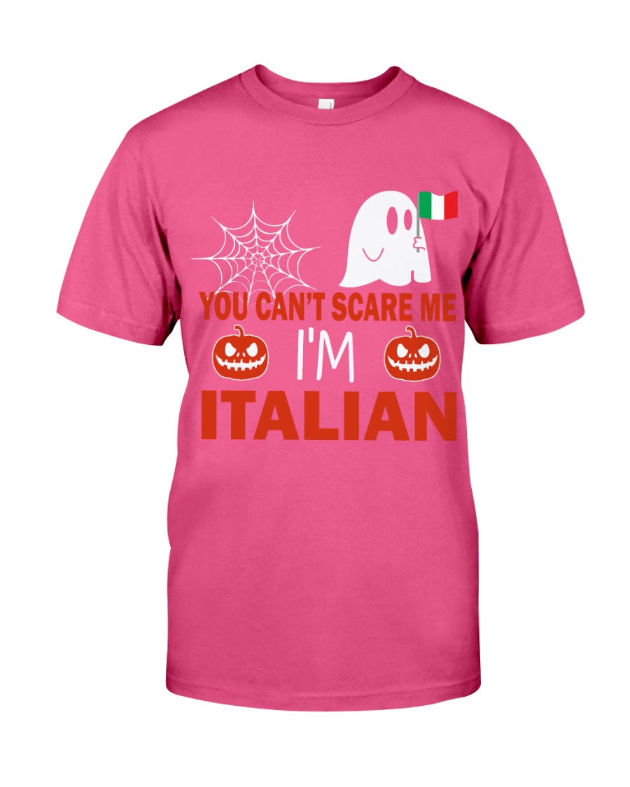 You can't scare me i'm Italian Premium Fit Mens Tee